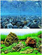 Wave Double Background Vision Blister with Aquaview Διακοσμητική Αφίσα Ενυδρείου