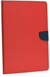 Mercury Fancy Diary Flip Cover Σιλικόνης (Universal 7") Red / Navy Mercury Fancy Diary Flip Cover Σιλικόνης (Universal 7") Red / Navy