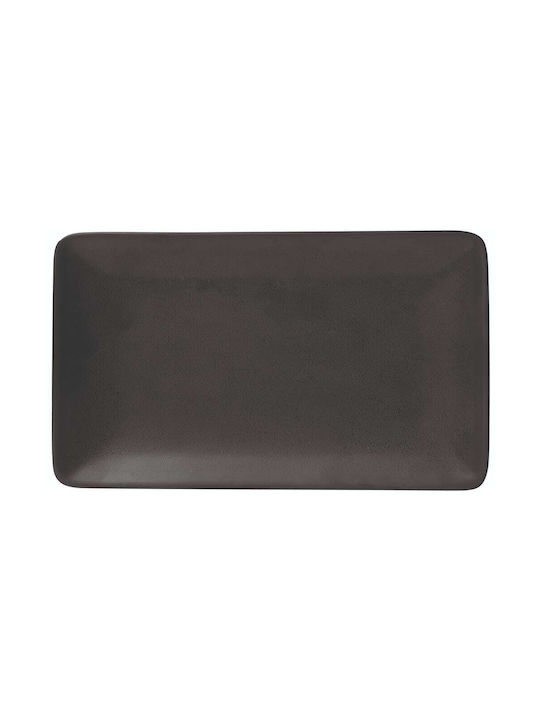 GTSA Rectangulars Porcelain Serving Platter Midnight Black 36x24cm