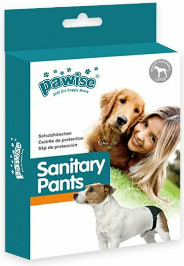 Pawise Sanitary Pants Πλενόμενο Βρακάκι Σκύλου Περιόδου XSmall