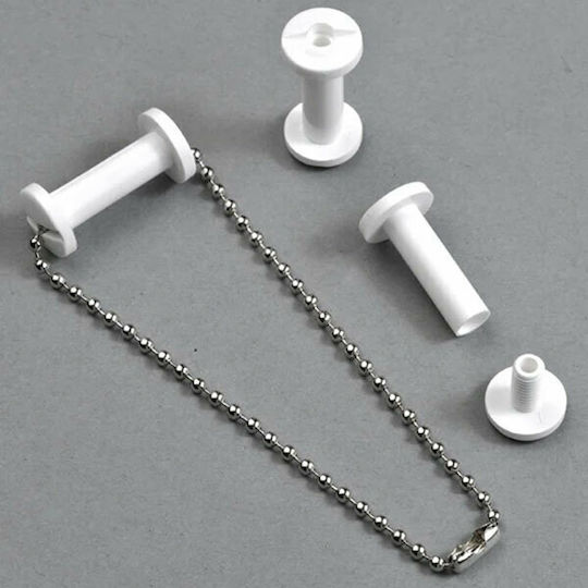 Next Schraube Buchbinden 30mm Weiß mit Loch Länge 3cm 100Stk 100Stück