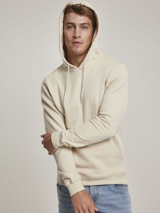 Urban Classics Sweatshirt with Hood Beige