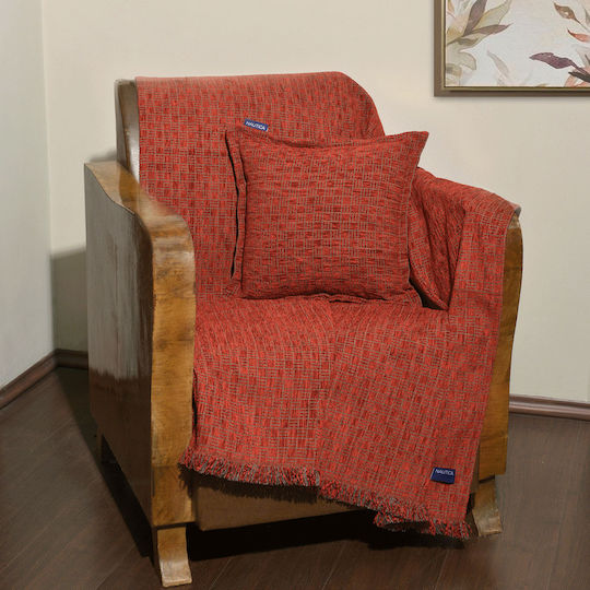 Nautica Armchair Throw 170x180cm Red
