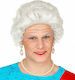 Queen Carnival Wig Straight White