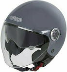 Garibaldi G20 Jet Helmet with Sun Visor ECE 22.05 Glossy Dark Grey GH4408.DG.S