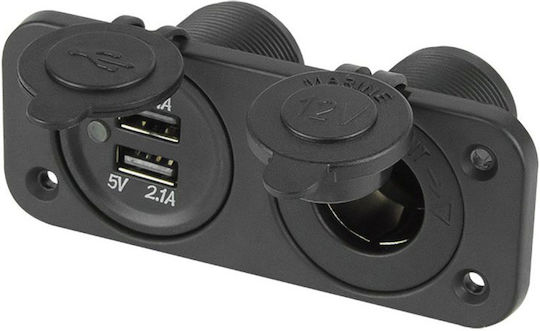 Blow Αναπτήρας Αυτοκινήτου 2xUSB