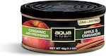 Aqua Lufterfrischer-Dose Konsole/Anzeigetafel Auto Organic Can Apple Cinnamon 70gr 1Stück