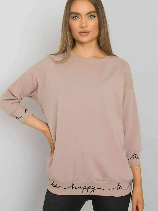 Relevance Women's Sweatshirt Dark Beige