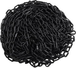 vidaXL Plastic Traffic Chain Black Φ4 L30m 150929