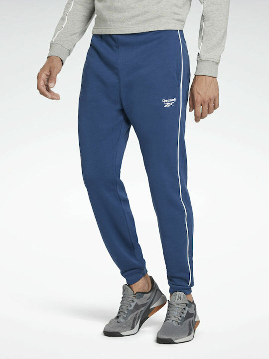 Workout Ready Piping Jogginghose mit Gummizug Batik Blue