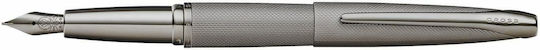 Cross Atx Titanium Πένα Γραφής Medium Γκρι με Μαύρο Μελάνι
