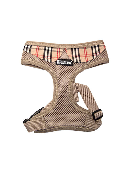 Pet Interest Σαμαράκι Σκύλου Γιλέκο Mesh Harness Light Brown Μπεζ Extra Large 55 - 76cm