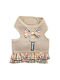 Pet Interest Hundegeschirr Weste Plaid Mesh Skirt Kariert Beige X-Large 54-64cm 5465-XL