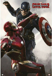 Diana World Афиш Marvel Гражданска война Cap VS Желязният човек 61x91.5см