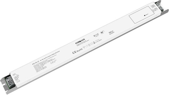 Cubalux Dimmable Τροφοδοτικό LED IP20 Ισχύος 75W με Τάση Εξόδου 12V