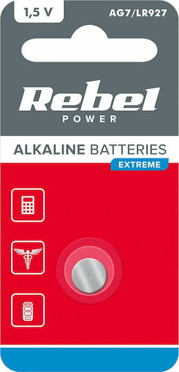 Rebel Extreme AG7 Batterie Alkalisch für Uhren LR44 1.5V 1Stück