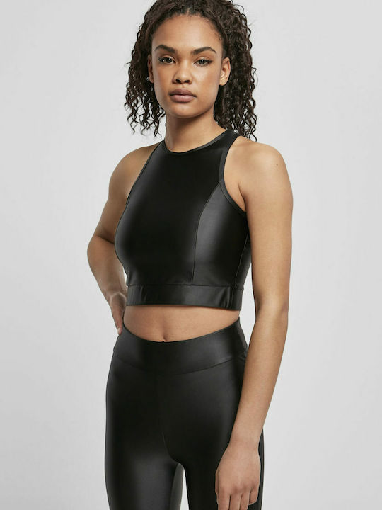 Women's Crop Top Sleeveless Black