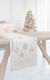 Saint Clair 2011 Christmas Tablecloth Runner Fabric Beige-Grey L160xW40cm.
