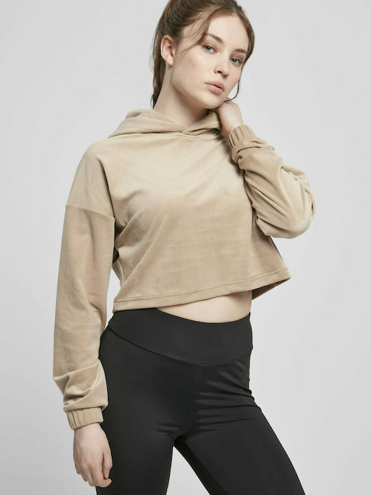 Urban Classics Cropped Women's Sweatshirt Velve...