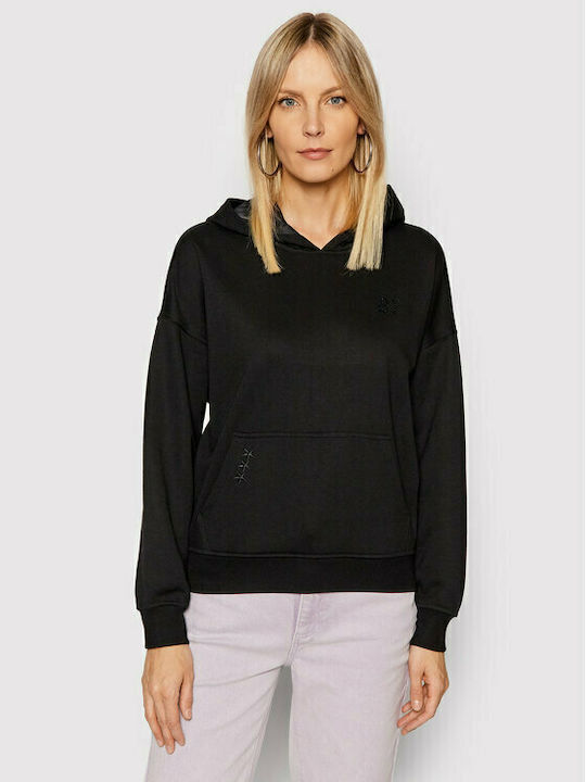 Guess Women's Hooded Sweatshirt Black