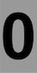 Ergo Sign with Number in Black Color Aluminum 40cm 572410.0008