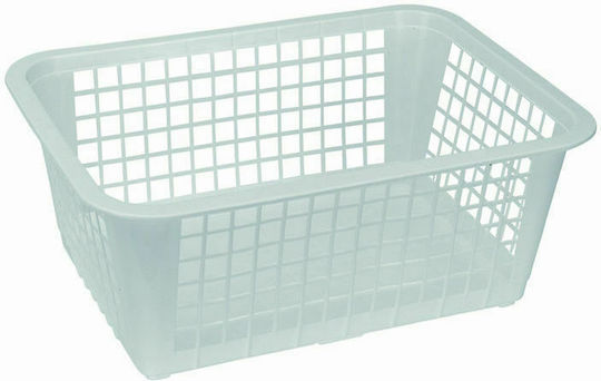 Metaltex San Diego Καλάθι Αποθήκευσης Πλαστικό Λευκό 36x26x16cm