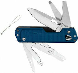 Leatherman Free T4 Πολυεργαλείο Μπλε Navy