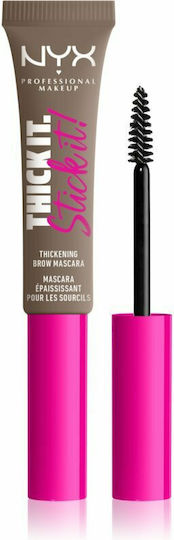NYX Professional Makeup Thick It Stick It Mascara for Eyebrows 01 Taupe 7ml
