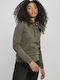Women's Sweatshirt Hooded Khaki