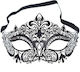 Pretty Love BDSM Μάσκα Black Metal Eye Mask with Rhinestones σε Μαύρο Χρώμα