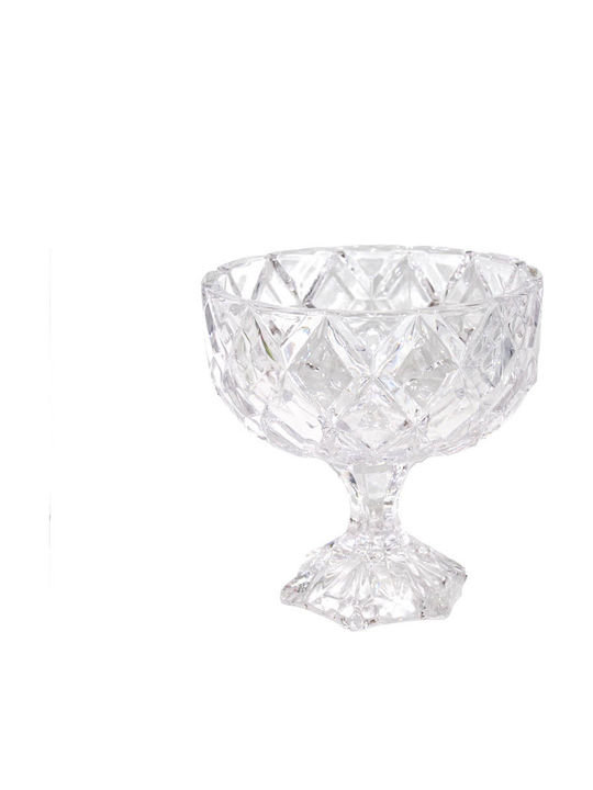 Homestyle Fruit Bowl Glass Transparent 18x18x17.5cm