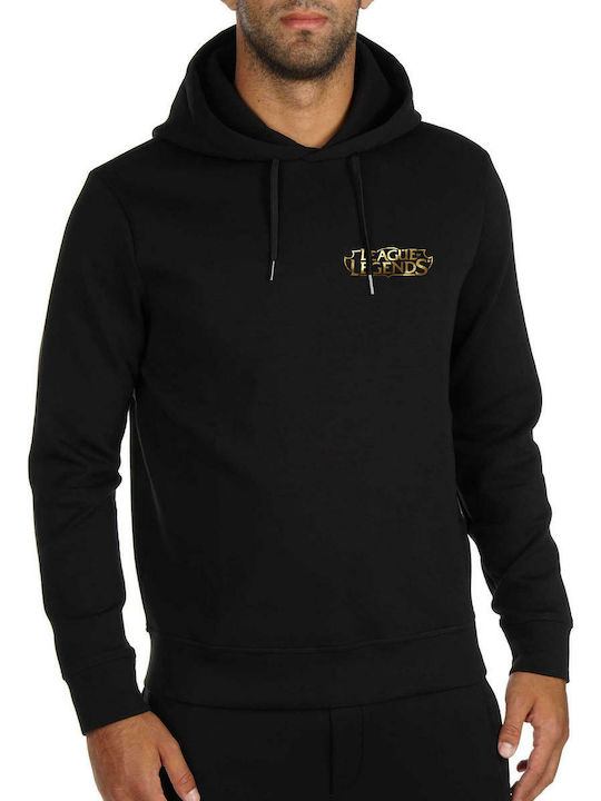 League of Legents Pegasus Hooded Sweatshirt in Black