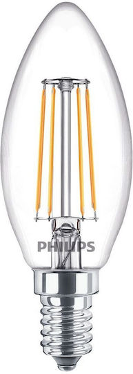 Philips Corepro LED Bulb 4.3W for Socket E14 and Shape B35 Warm White 470lm