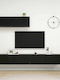 Living Room TV Unit Black L100xW30xH30cm