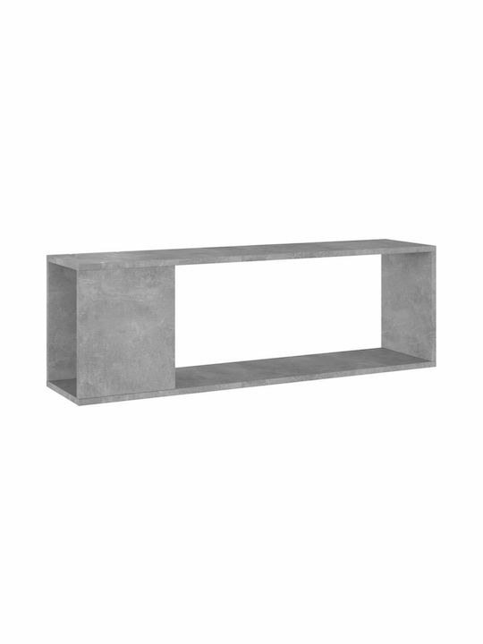 Solid Wood TV Furniture Γκρι Σκυροδέματος L100xW24xH32cm