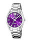 Festina Alegria Γυναικείο Ρολόι 39mm Μπαταρίας με Ασημί Μεταλλικό Μπρασελέ