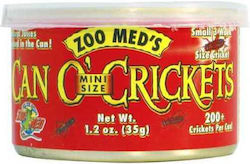 Croci Zoo Med Food Can O' Mini Size Crickets 40005134 35gr