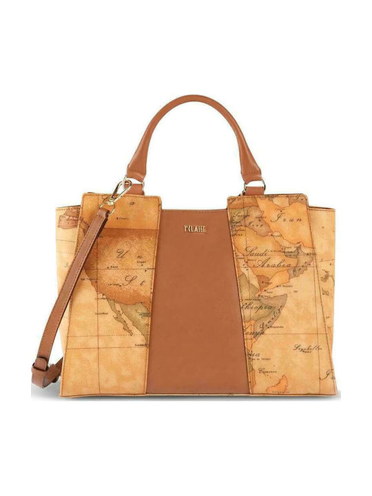 Leather Women's Bag Tote Handbag Tabac Brown