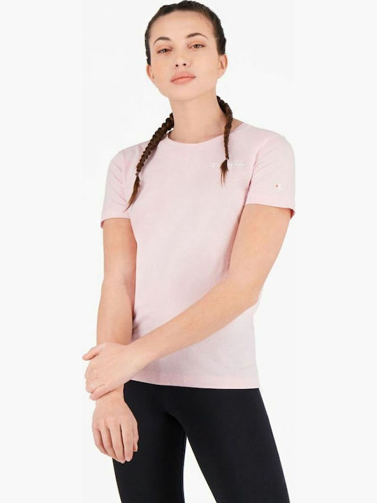 Champion Γυναικείο T-shirt Ροζ