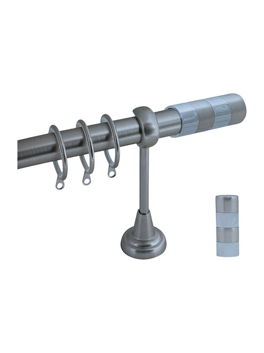 Frans Metallic Curtain Pole Α8 Single Φ25mm 140...