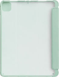 Hurtel Smart Flip Cover Synthetic Leather / Silicone Green (iPad Air 2020/2022)