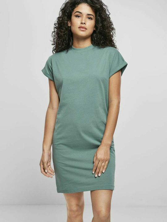 Urban Classics Summer Mini T-Shirt Dress Green