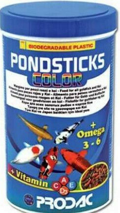 Prodac Pond Sticks Color Τροφή για Ψάρια Γλυκού Νερού σε Στικς με Σπιρουλίνα 1200ml 150γρ.