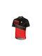 Bicycle Line Dirupo Kurze Ärmel Radtrikot Schwarz/Rot