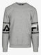 Sweatshirt Lgreymarl/black/white