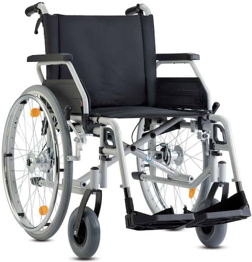 Bischoff & Bischoff S-Eco 300 Deluxe με Συμπαγείς Τροχούς Αναπηρικό Αμαξίδιο 24" Απλού Τύπου 43cm