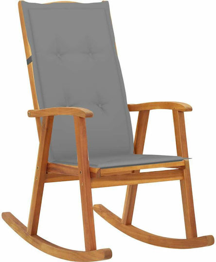 Schaukelstuhl Acacia / Grey 57x100x117cm