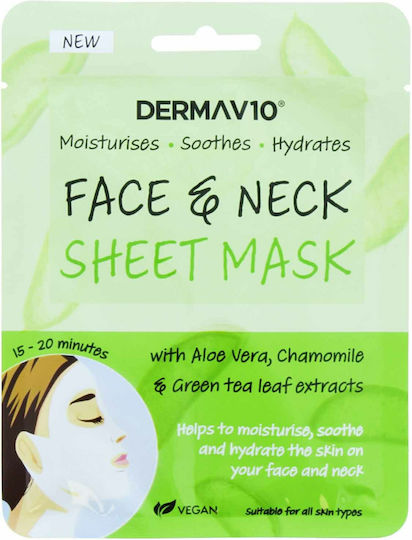 Derma V10 Aloe Vera, Kamille & Grüner Tee Stoff