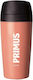 Primus Commuter Mug Glass Thermos Stainless Steel 400ml Orange with Mouthpiece