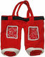 XMASfest Santa Claus Christmas Bag for Gift Red 25x37cm.